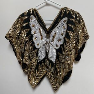 Vintage butterfly top